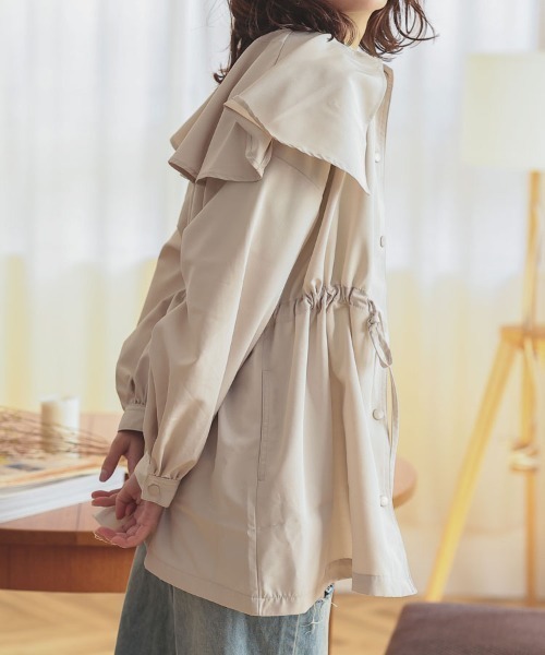 「DONOBAN」 マウンテンパーカー F カーキ レディース_画像8