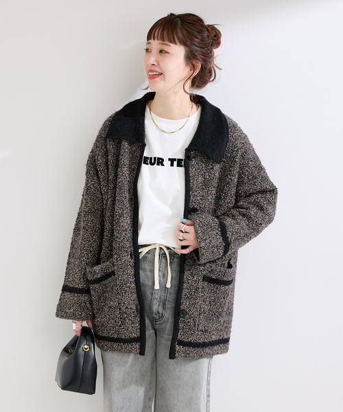 B.C STOCK（ベーセーストック） カーディガン 「Sサイズ展開」手洗い可