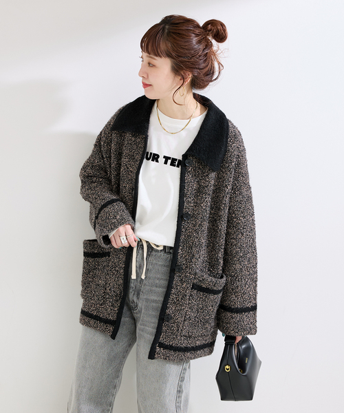 B.C STOCK（ベーセーストック） カーディガン 「Sサイズ展開」手洗い可