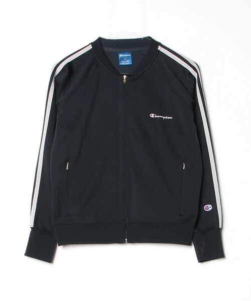 Champion チャンピオン トラックジャケット ジャージ ブルゾン Champion（チャンピオン） ジャージブルゾン LARGE ブラック