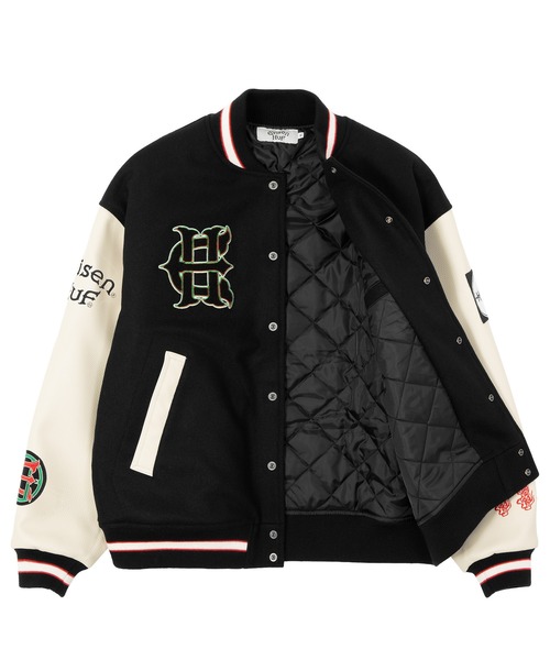 HUF（ハフ） ブルゾン アウター HUF X EVISEN STADIUM LOGO JACKET