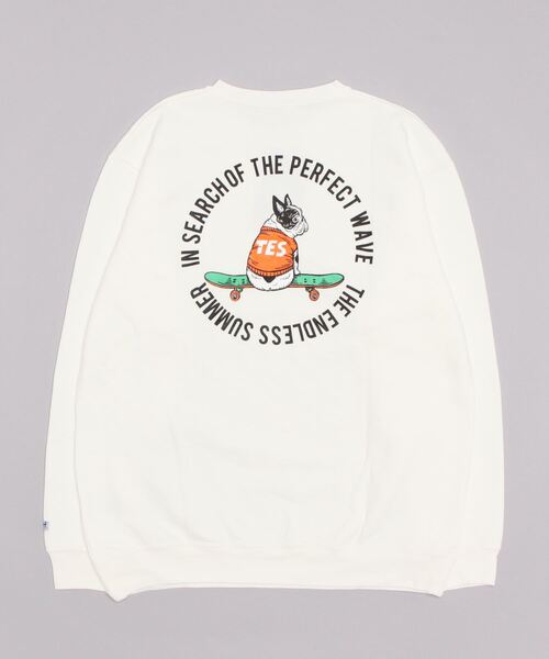 「The Endless Summer」 スウェットカットソー X-LARGE ホワイト レディース_画像2