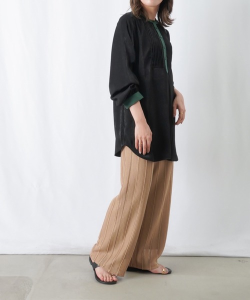 「LUCA/LADY LUCK LUCA」 長袖ブラウス FREE パープル レディース_画像3