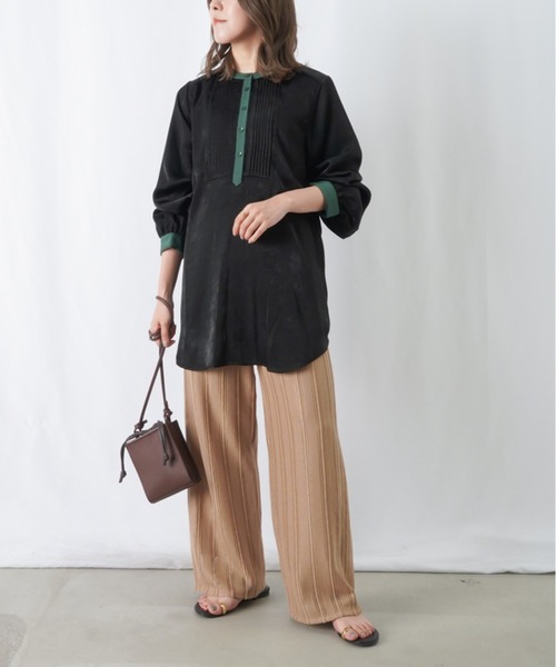 「LUCA/LADY LUCK LUCA」 長袖ブラウス FREE パープル レディース_画像4