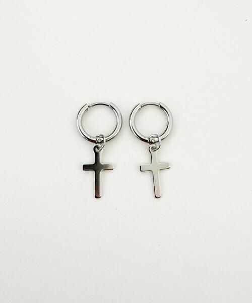 WEGO（ウィゴー） ピアス WEGO/「2点セット」クロスモチーフステンレス