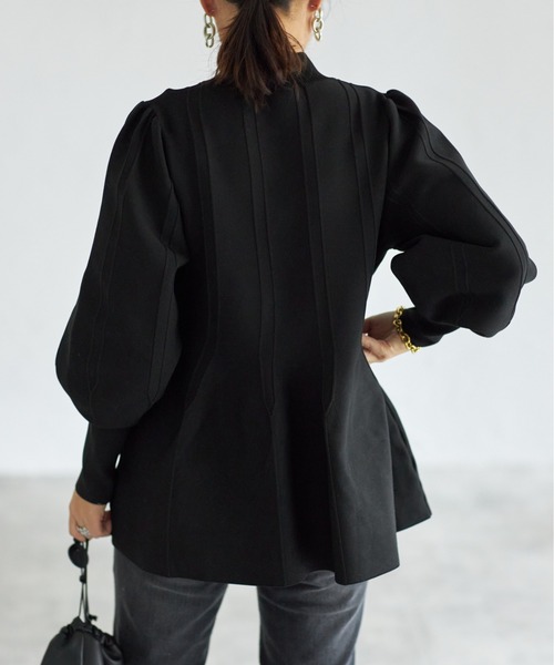 「each」 「Deux Amour」長袖ニット FREE アイボリー レディース_画像5