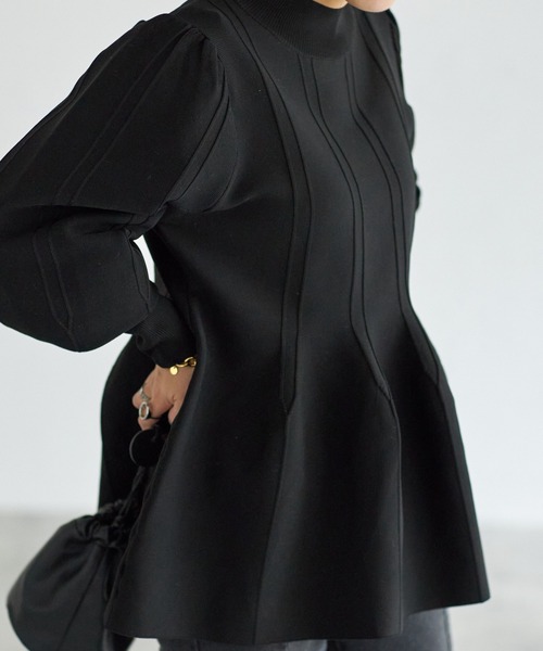 「each」 「Deux Amour」長袖ニット FREE アイボリー レディース_画像6