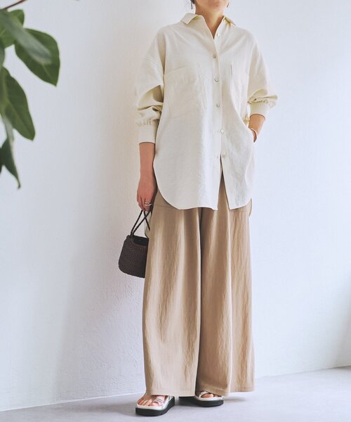 BEARDSLEY（ビアズリー） パンツ ジャージーワイドパンツ レディース