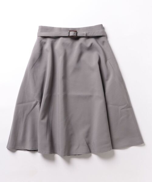 「visage」 フレアスカート L グレー レディース_画像2