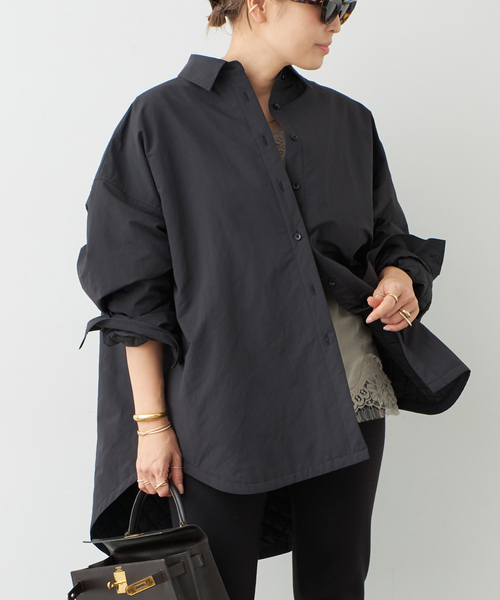 即納 ノベルティ付【CALUX】SHIRT JACKET CALUX（キャラクス） コート アウター SHIRT JACKET レディース