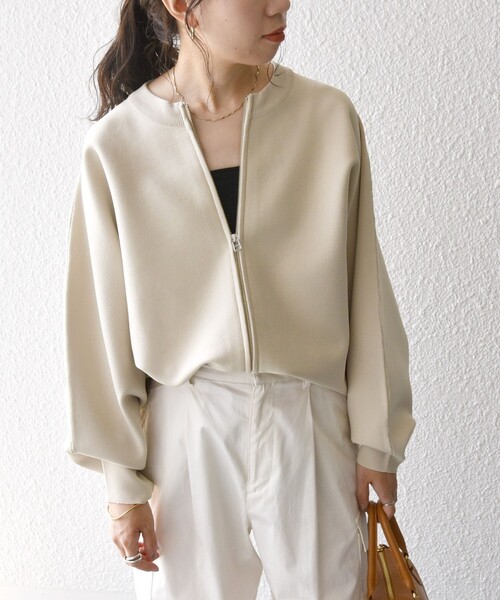 「SHIPS any」 ニットカーディガン ONE SIZE ロイヤルブルー レディース_画像4