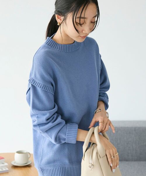 「CRAFT STANDARD BOUTIQUE」 長袖ニット FREE アイボリー レディース_画像2