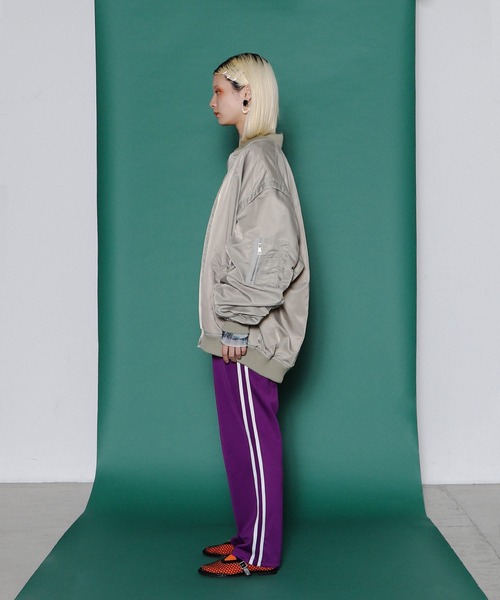 「PUNYUS」 ブルゾン 3 カーキ レディース_画像3