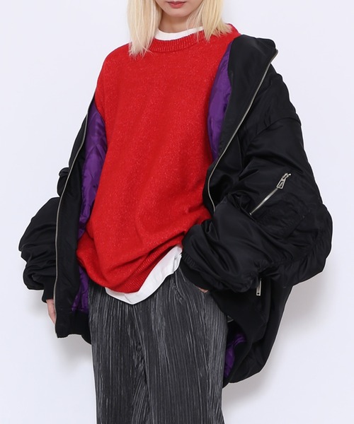 「PUNYUS」 ブルゾン 3 カーキ レディース_画像7