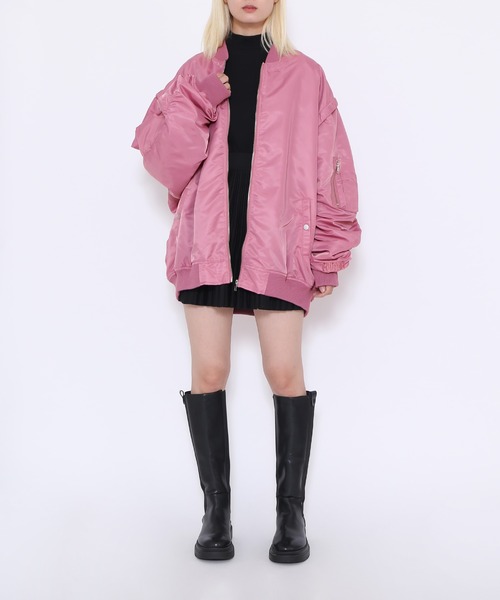 「PUNYUS」 ブルゾン 3 カーキ レディース_画像8