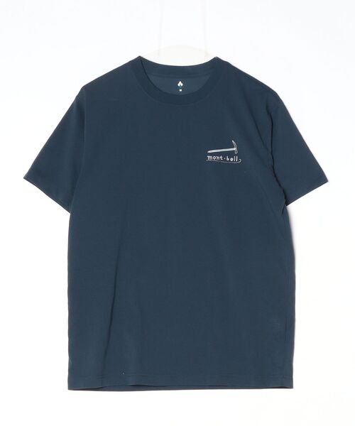 mont-bell（モンベル） ワンポイント半袖Tシャツ M ネイビー メンズ