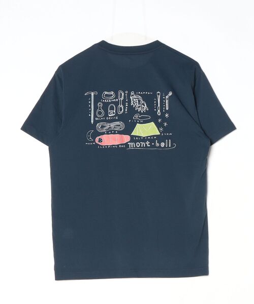 mont-bell（モンベル） ワンポイント半袖Tシャツ M ネイビー メンズ