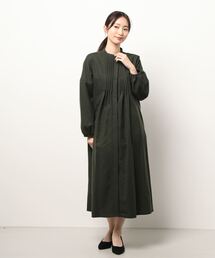 「conges payes ADIEU TRISTESSE」 長袖ワンピース 38 グリーン レディースの画像2