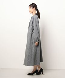 「conges payes ADIEU TRISTESSE」 長袖ワンピース 38 グリーン レディースの画像3