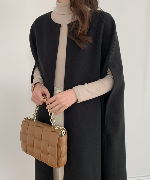 「ABITOKYO」 ノーカラーコート FREE ブラウン レディース_画像2