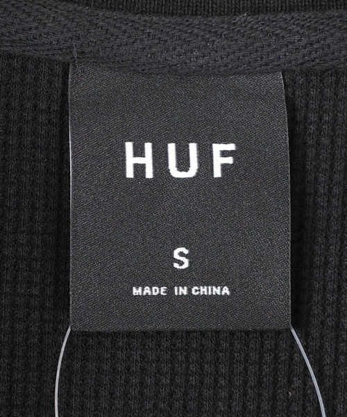 HUF（ハフ） ポロシャツ 「C-HUF3」「HUF/ハフ」WAFFLE KNIT CONTRAST