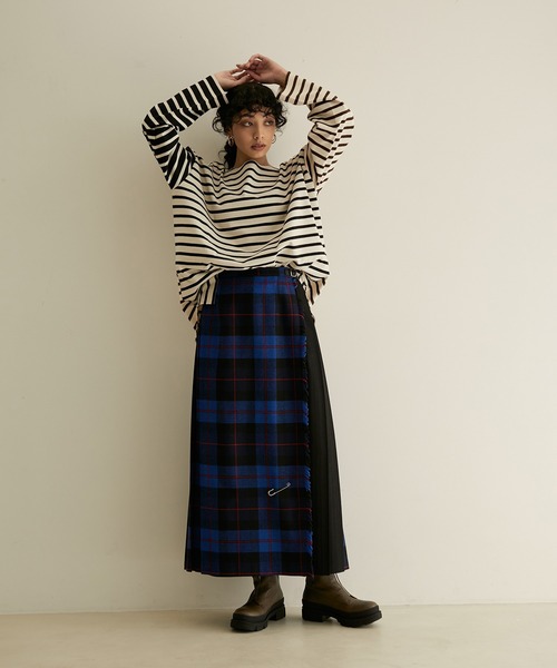 「Le Minor」 長袖カットソー FREE ダークブラウン レディース_画像9