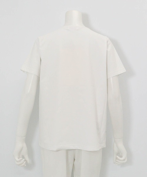 tシャツ 前後異素材アートプルオーバー レディースの画像