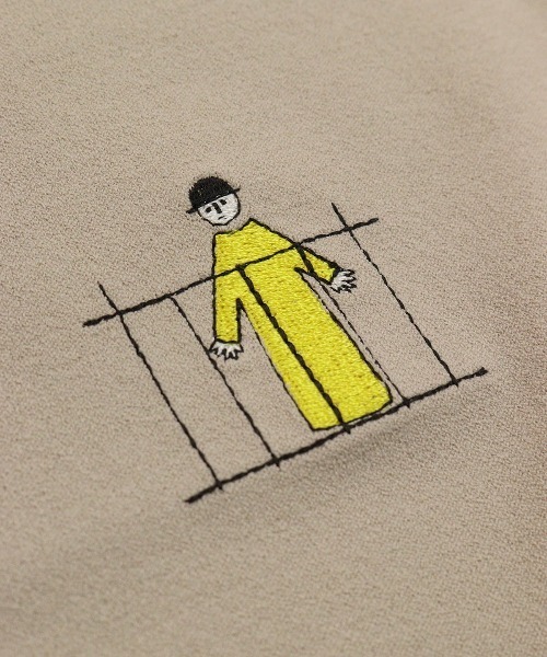 tシャツ 前後異素材アートプルオーバー レディースの画像