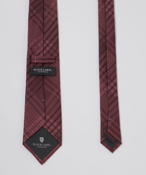 ブラックレーベル シャドークレストブリッジチェックタイ バーバリー後継ブランド BLACK LABEL CRESTBRIDGE（ブラックレーベル クレストブリッジ