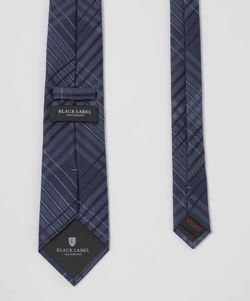 ブラックレーベル シャドークレストブリッジチェックタイ バーバリー後継ブランド BLACK LABEL CRESTBRIDGE（ブラックレーベル クレストブリッジ
