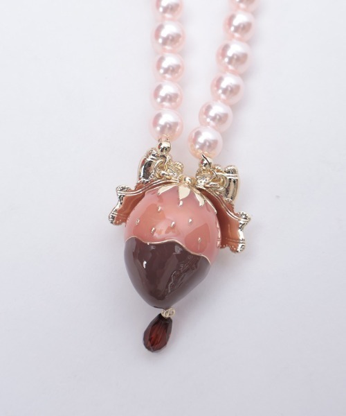 axes femme POETIQUE ネックレス ストロベリーフォンデュNC