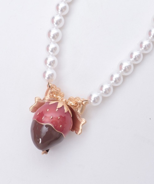 axes femme POETIQUE ネックレス ストロベリーフォンデュNC