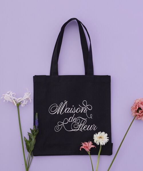 Maison de FLEUR（メゾンドフルール） トートバッグ ブランドロゴ刺繍