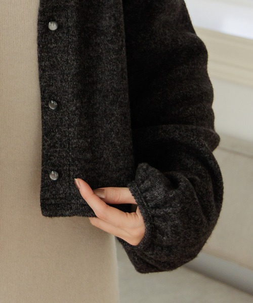 「flower」 カーディガン FREE グレー レディース_画像8