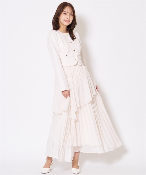 AND COUTURE（アンドクチュール） ワンピース ツイードジャケット