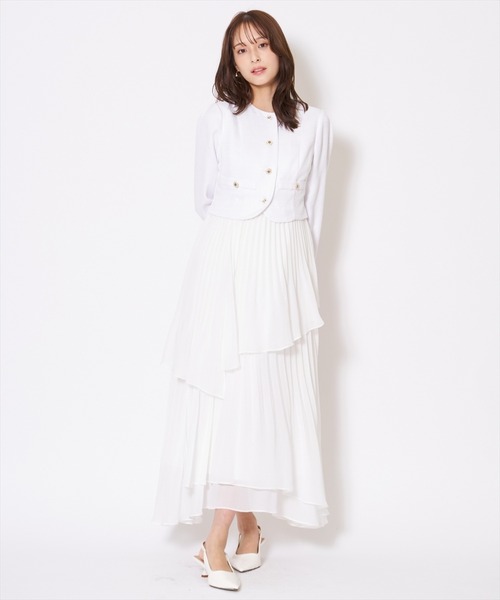 AND COUTURE(アンドクチュール) ワンピース ツイードジャケット AND COUTURE(アンドクチュール) ワンピース ツイードジャケット