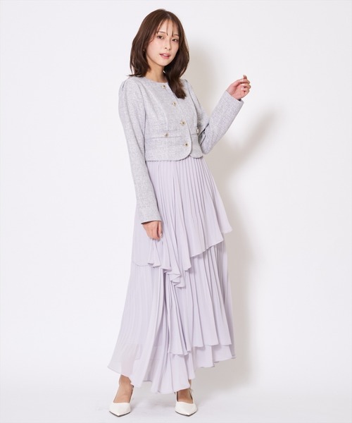 AND COUTURE（アンドクチュール） ワンピース ツイードジャケット