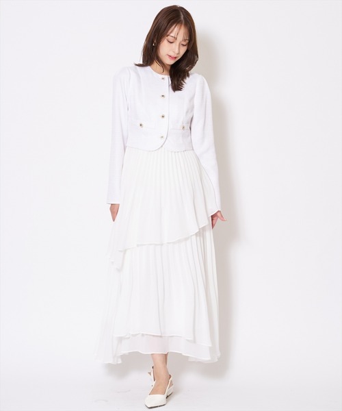 AND COUTURE（アンドクチュール） ワンピース ツイードジャケット