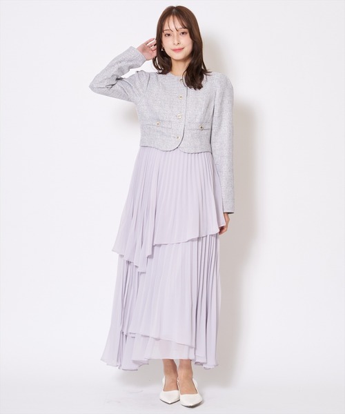 AND COUTURE（アンドクチュール） ワンピース ツイードジャケット
