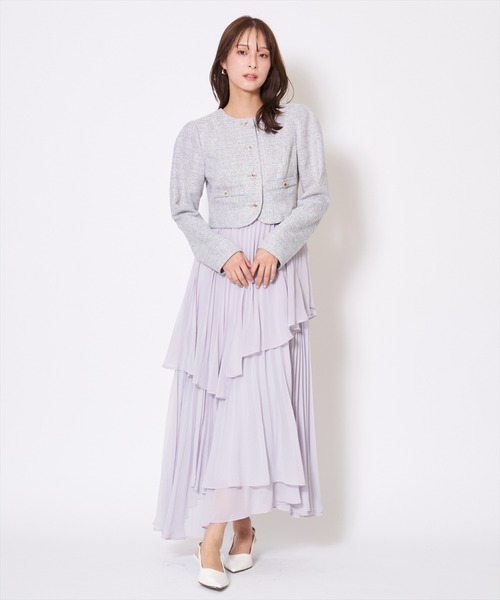 AND COUTURE(アンドクチュール) ワンピース ツイードジャケット AND COUTURE(アンドクチュール) ワンピース ツイードジャケット