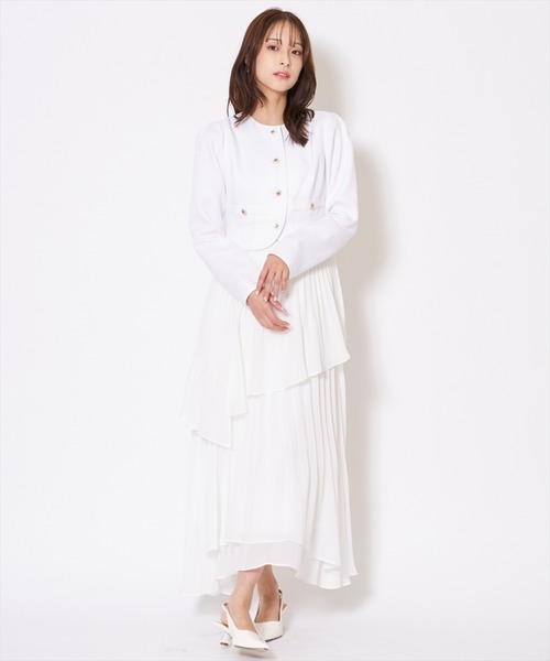 AND COUTURE（アンドクチュール） ワンピース ツイードジャケット