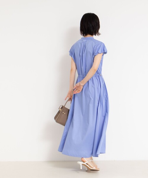 「NOLLEY'S」 シャツワンピース 38 ブルー レディースの画像