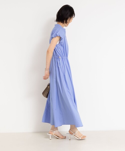 「NOLLEY'S」 シャツワンピース 38 ブルー レディースの画像