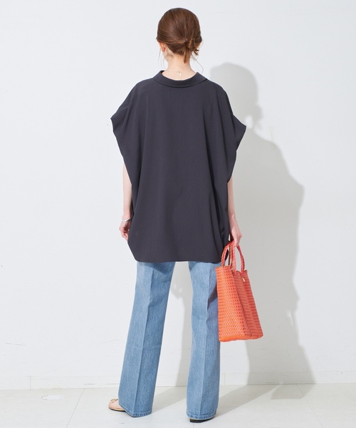 「SLOBE IENA」 デニムパンツ 40 サックスブルー レディースの画像