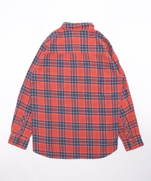「roial」 長袖ネルシャツ MEDIUM レッド メンズ_画像6