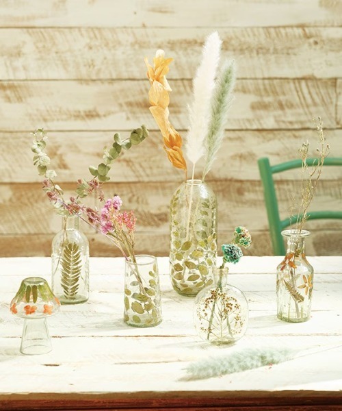 George's 花瓶 押し花 リサイクルガラスベース M : ZOZOTOWN Yahoo!店