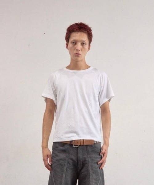 NVRFRGT（ネヴァーフォーゲット） tシャツ Panelled Half Sleeve T