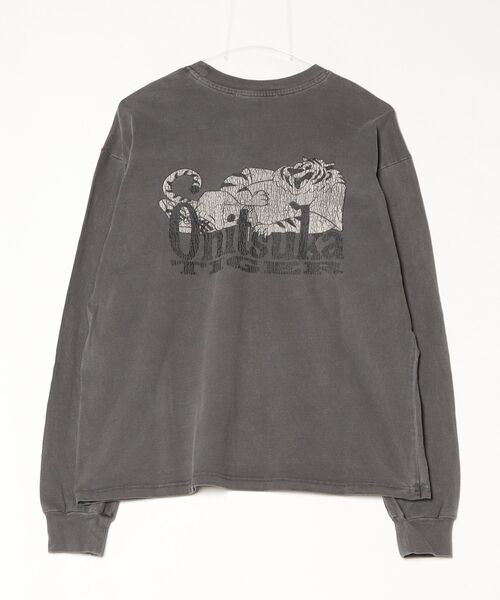 Onitsuka Tiger(オニツカタイガー) tシャツ WASHED LONG SLEEVED Onitsuka Tiger(オニツカタイガー) tシャツ WASHED LONG SLEEVED