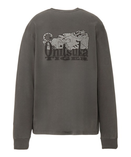 新品☆タグ付き☆タイガー☆パッチ☆長袖Tシャツ ちぎり＆タイガー侍ポケット付きミニ裏毛長袖Tシャツ CHIGIRI CHL43