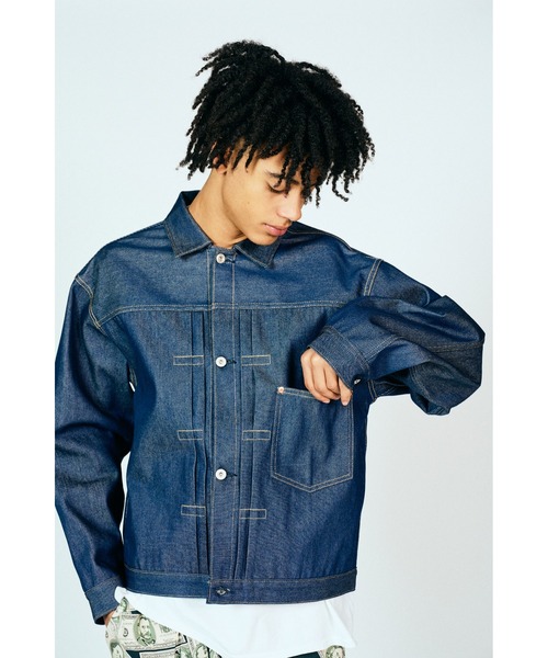 デニムジャケット gジャン PENNY’S FOREMOST ぺニーズフォアモスト / WWIIT-BACK JACKET メンズ レディースの画像